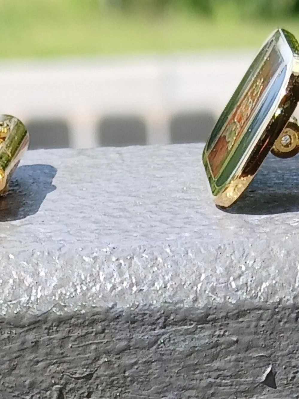 Dior cufflinks featuring